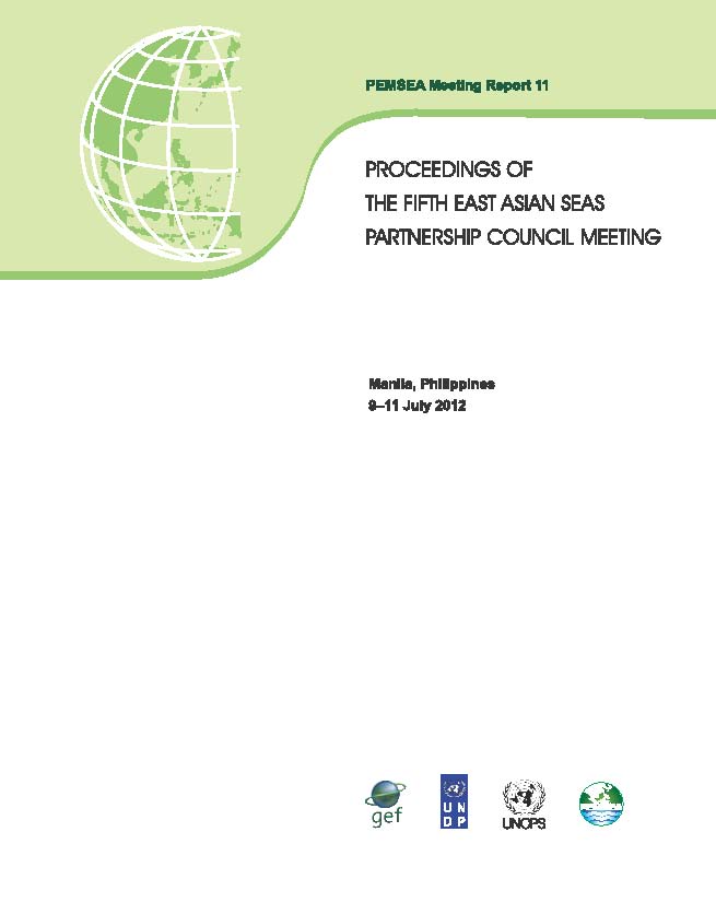 Proceedings of the Fifth East Asian Seas Partnership Council Meeting