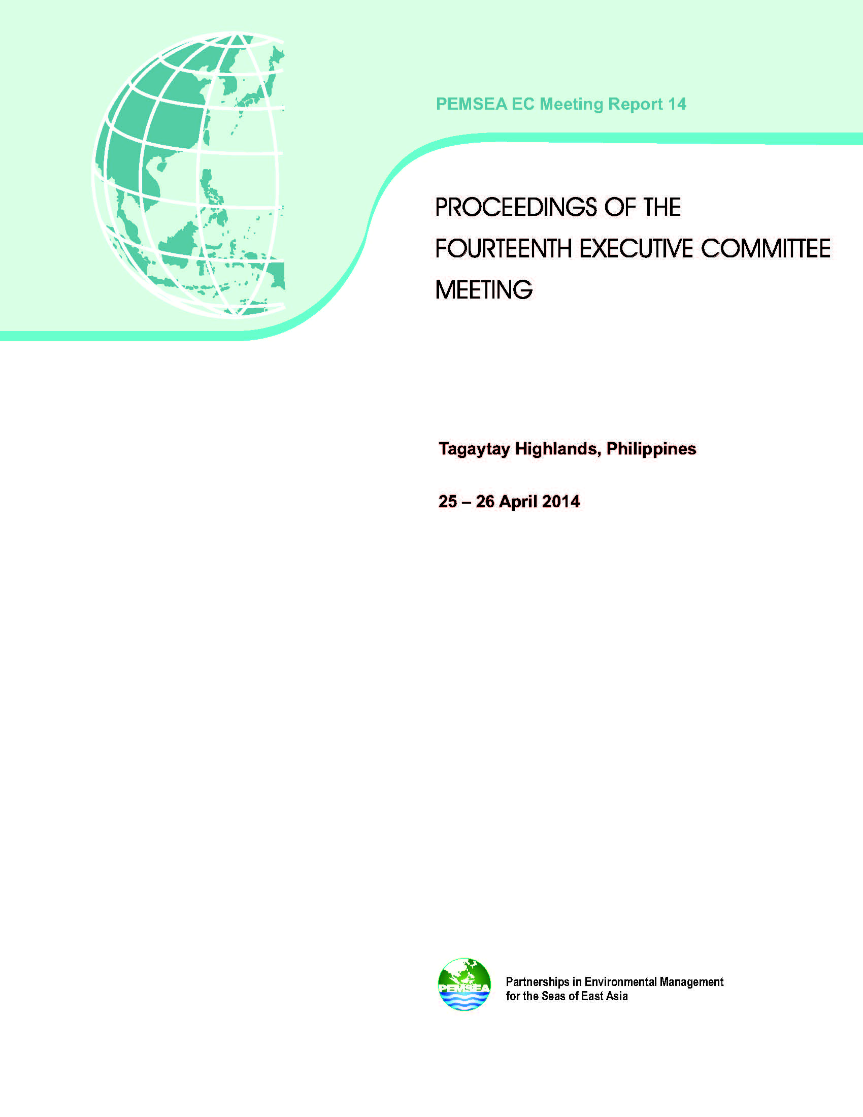 Proceedings of the Fourteenth Executive Committee Meeting