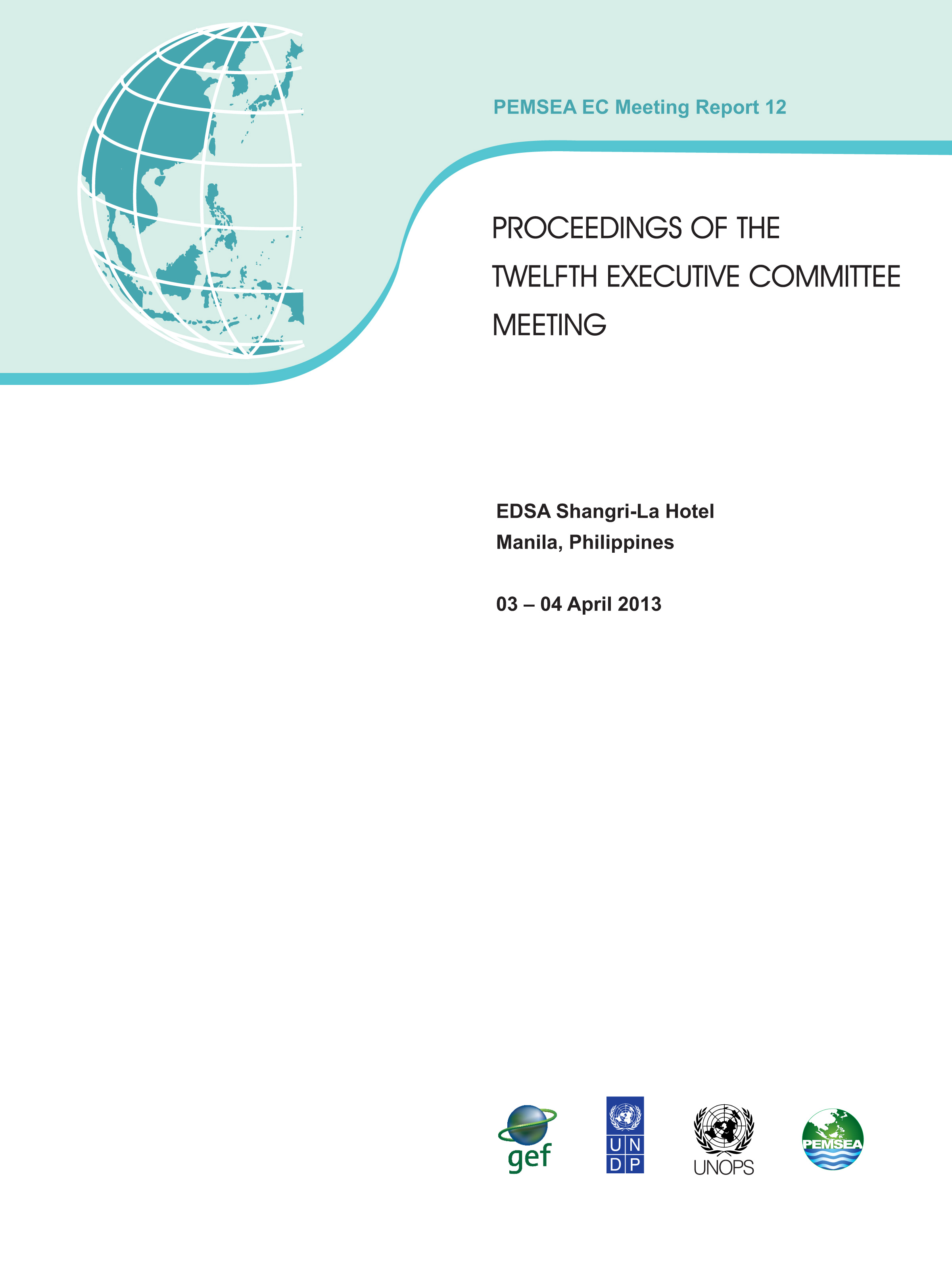 Proceedings of the Twelfth Executive Committee Meeting