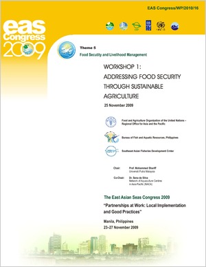Proceedings of the Workshop on Addressing Food Security through Sustainable Aquaculture