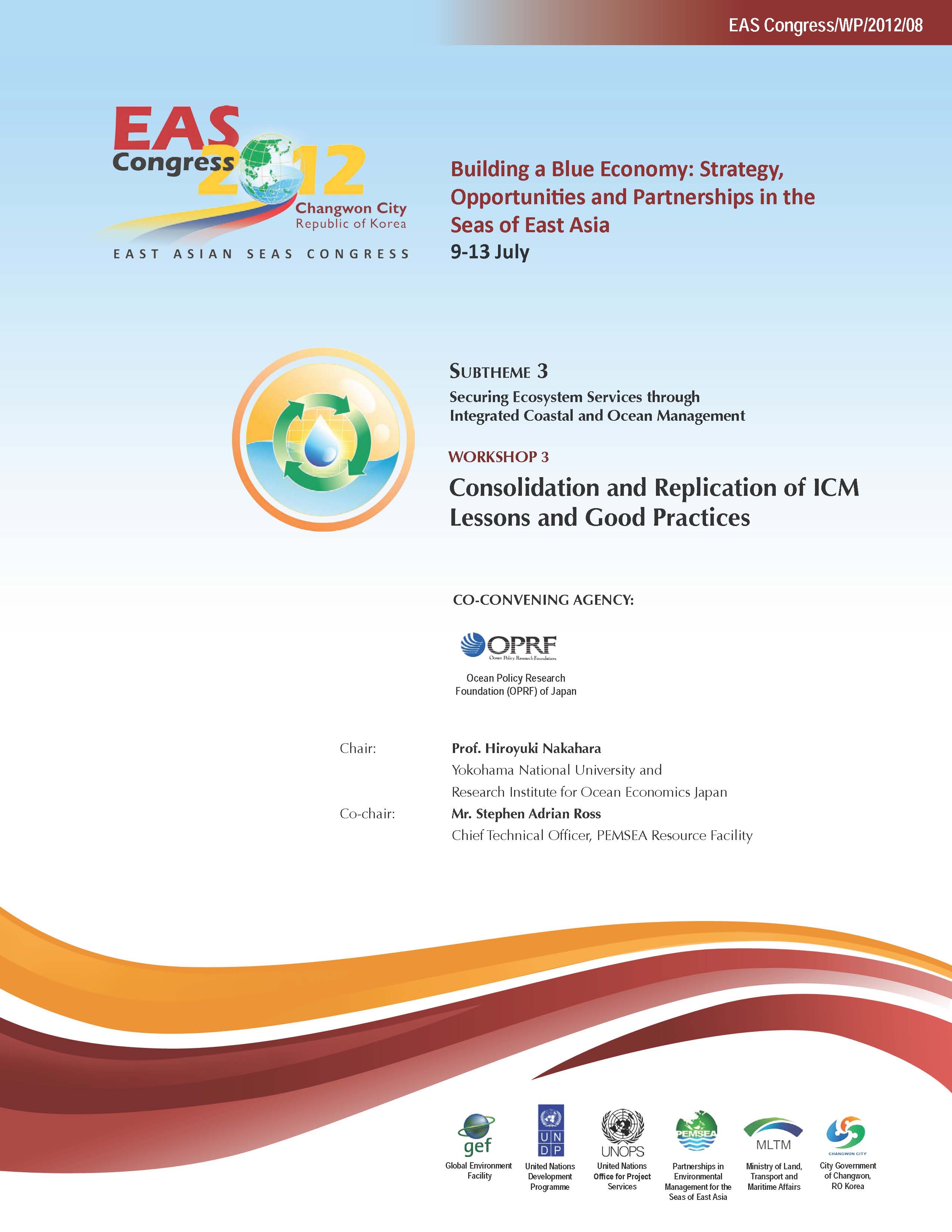 Proceedings of the Workshop on Consolidation and Replication of ICM Lessons and Good Practices