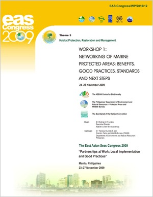Proceedings of the Workshop on Networking of Marine Protected Areas Benefits, Good Practices, Standards and Next Steps