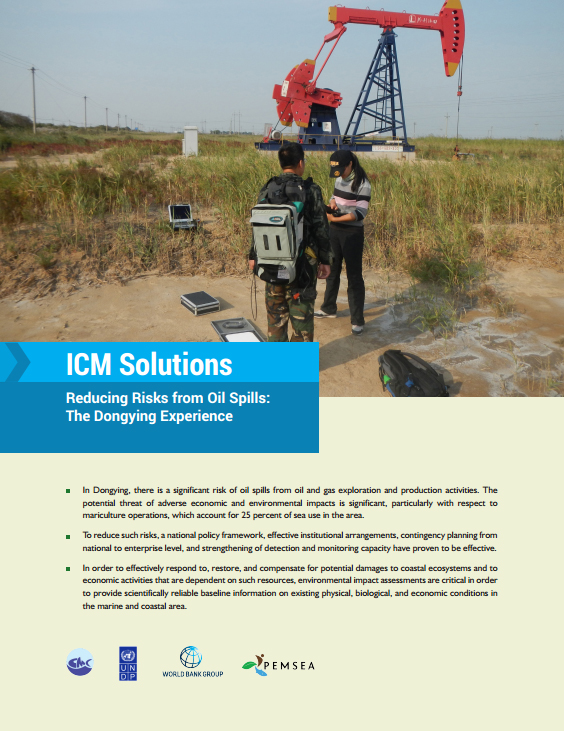 Reducing Risks from Oil Spills The Dongying Experience
