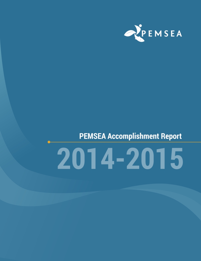 PEMSEA Accomplishment Report 2014-2015