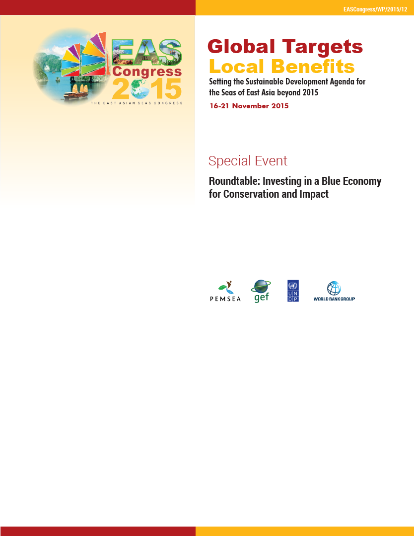 Proceedings of the PEMSEA Network of Local Governments (PNLG) Forum (EASC2015 Special Event)