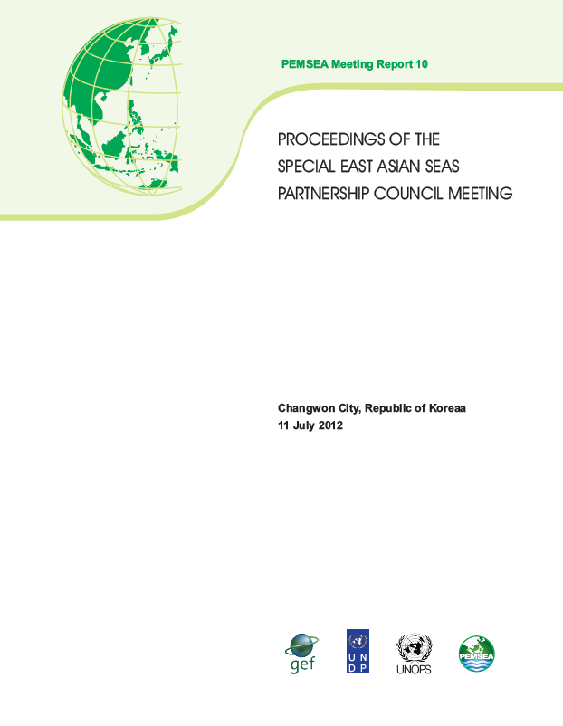 Proceedings of the Special EAS Partnership Council Meeting (Changwon City, Republic of Koreaa 11 July 2012)