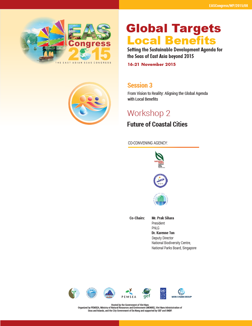 Proceedings of the workshop on the Future of Coastal Cities (EASC2015 Session 3 Workshop 2)