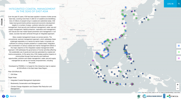 Capturing regional efforts in oceans and coasts through the SEA Knowledge Bank
