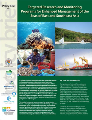 Targeted Research and Monitoring Programs for Enhanced Management of the Seas of East and Southeast Asia